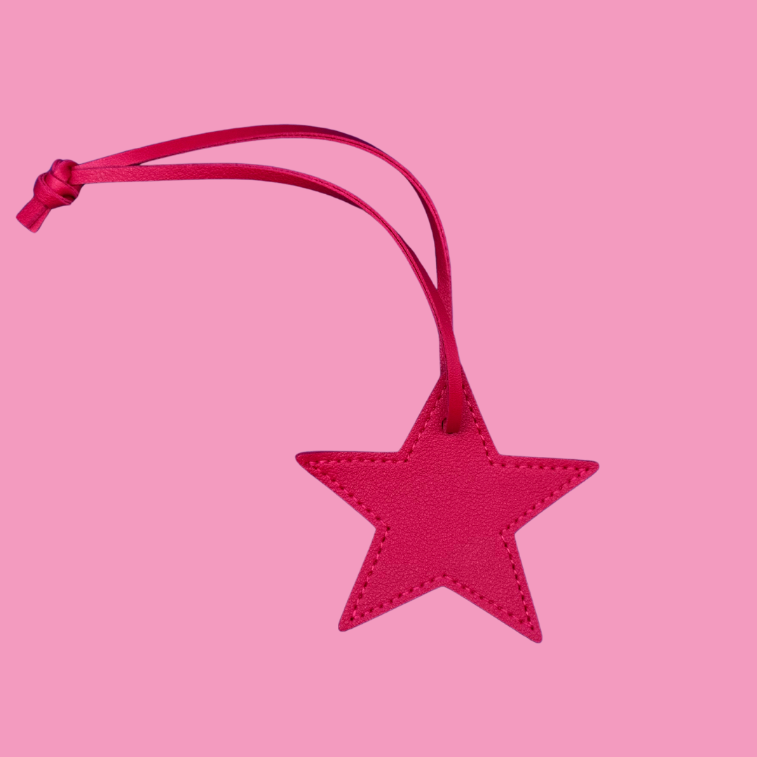 Leather Star Charm