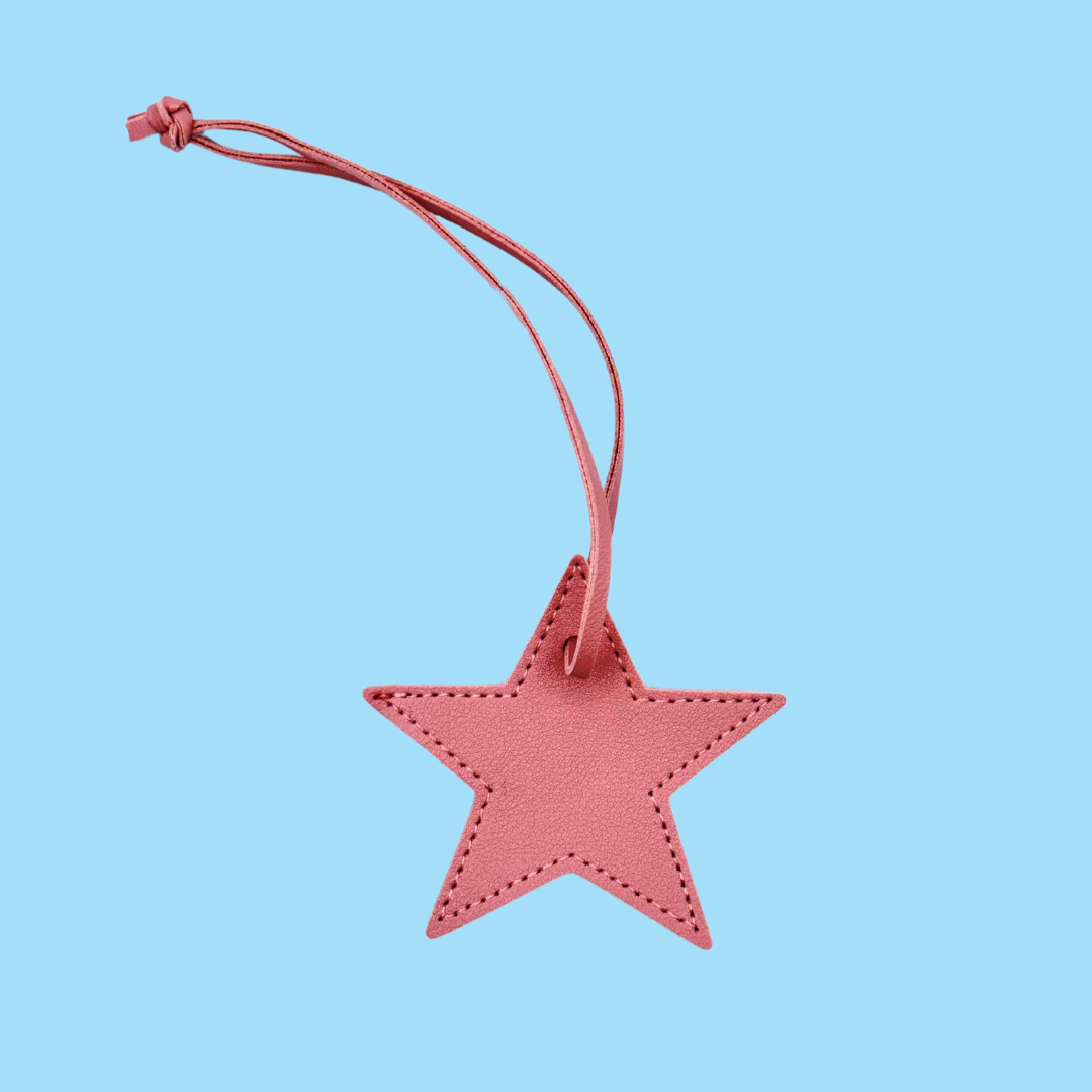 Leather Star Charm