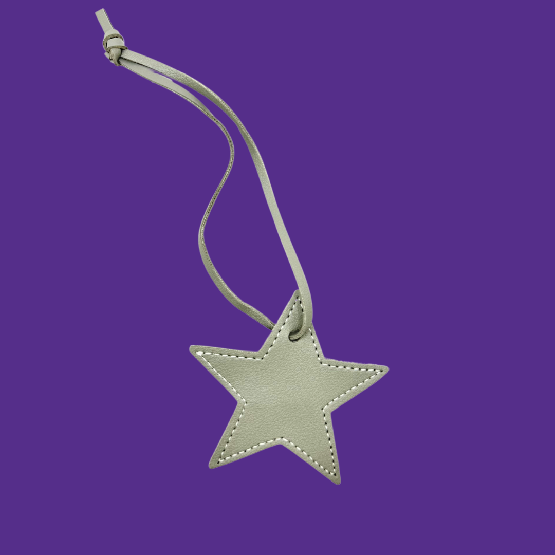 Leather Star Charm