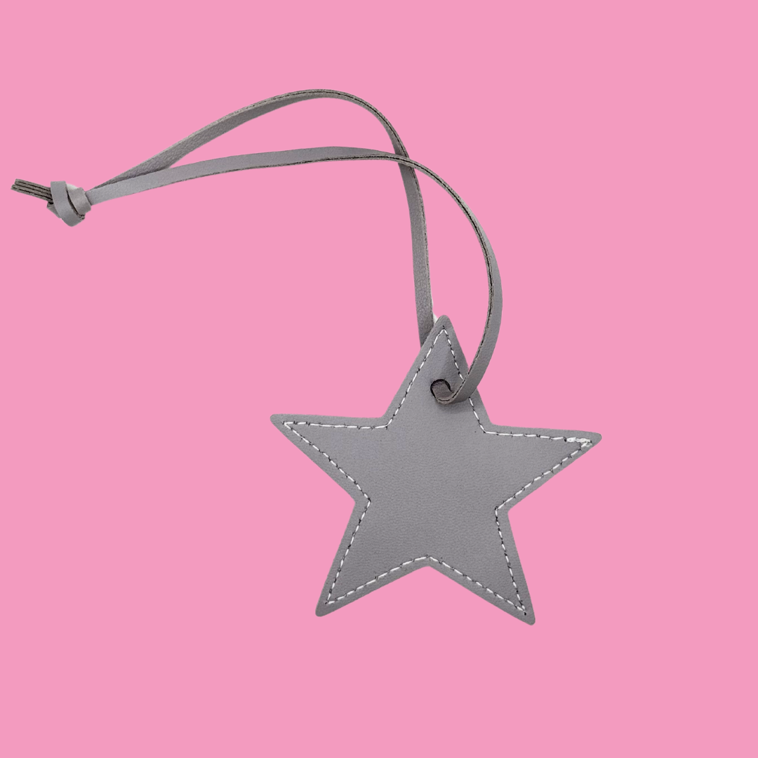 Leather Star Charm