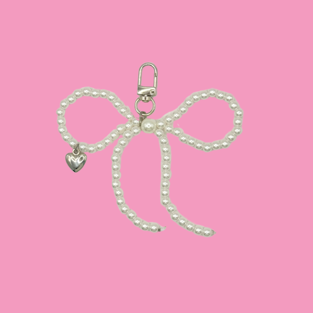 Pearl Bow Charm